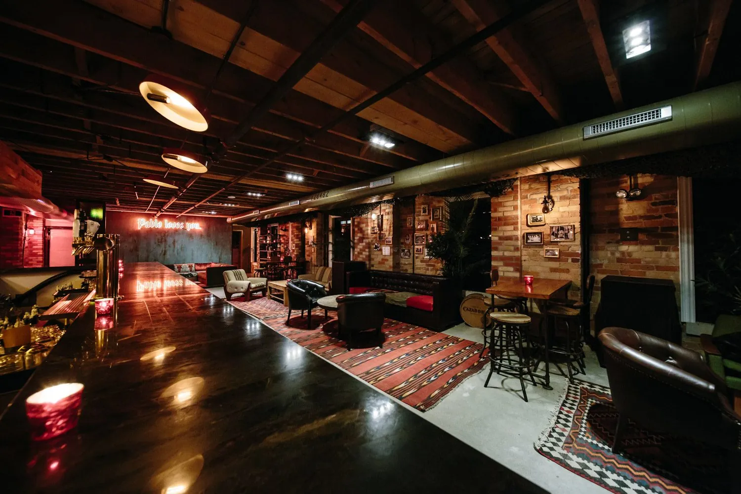 Escobar bottle service and bar