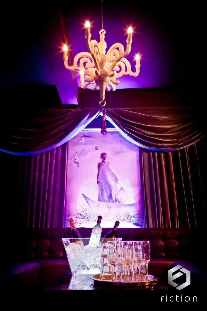 Fiction DJ booth and main floor
