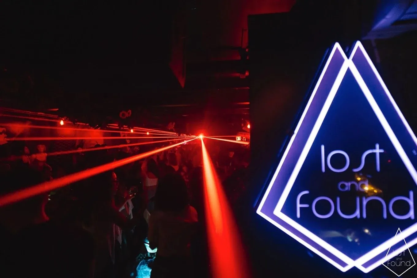 Lost and Found booths and bottle service