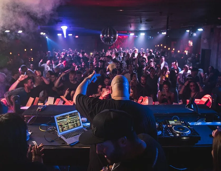 NEST nightclub dance floor and crowd