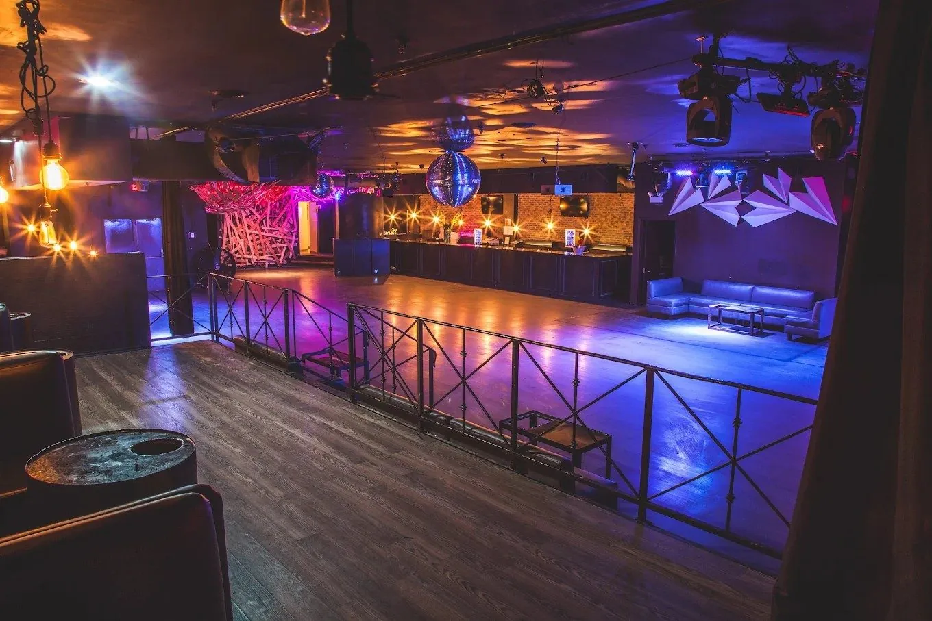 NEST bottle service booth and bar