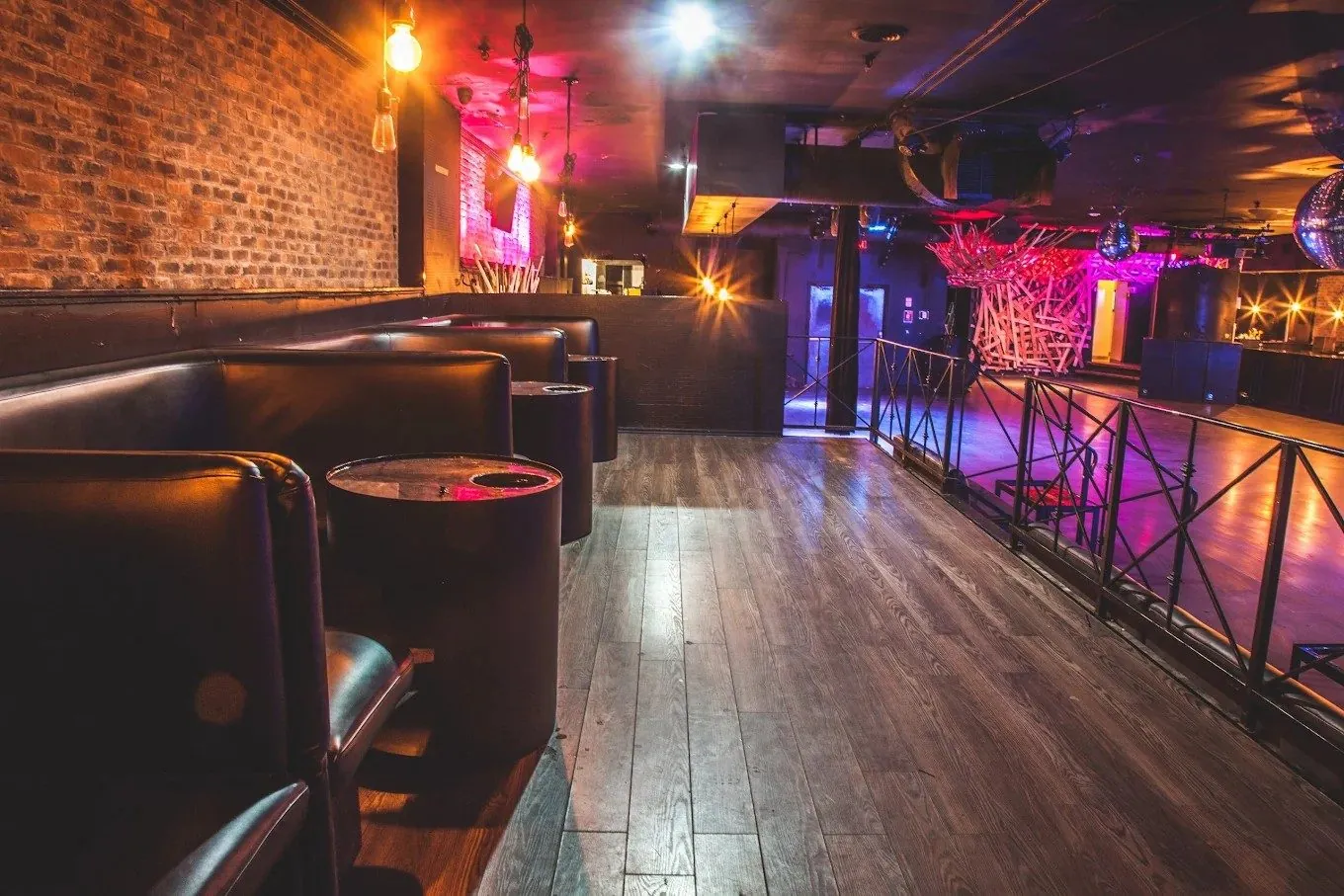 NEST DJ booth and main room lighting