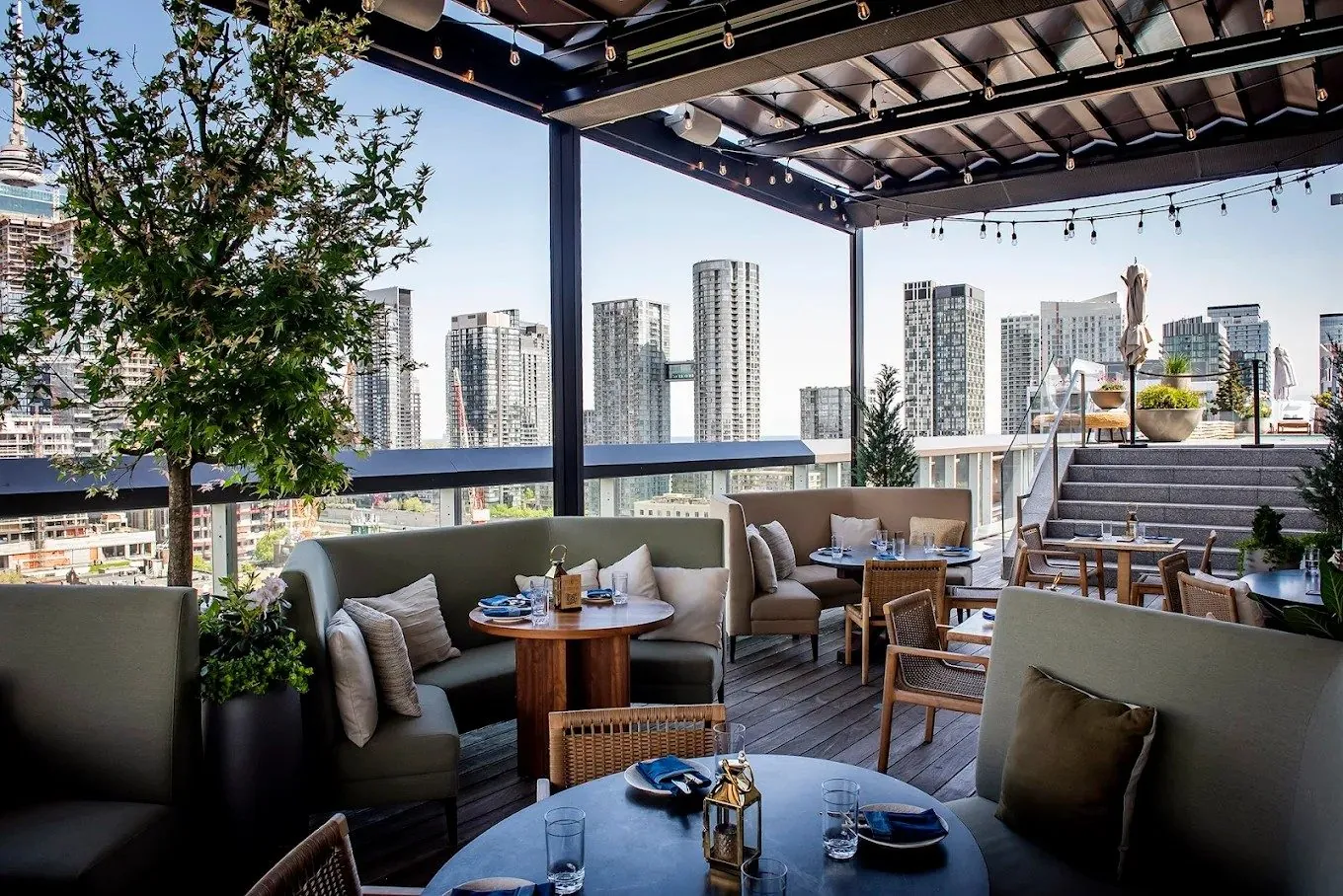 Harriet's Rooftop sushi bar